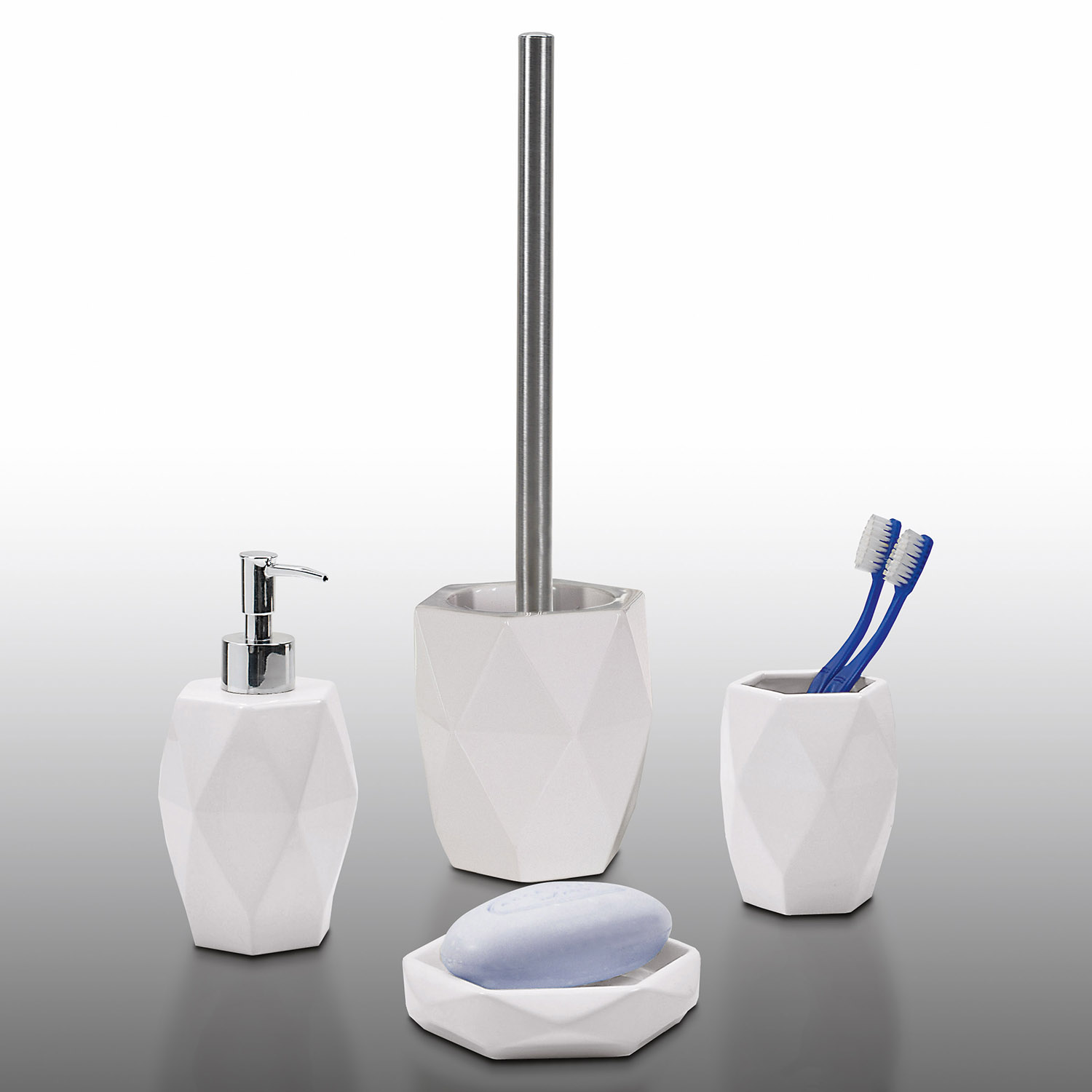 gedy-dalia-gobelet-porte-brosse-dents-blanc-poser image 5