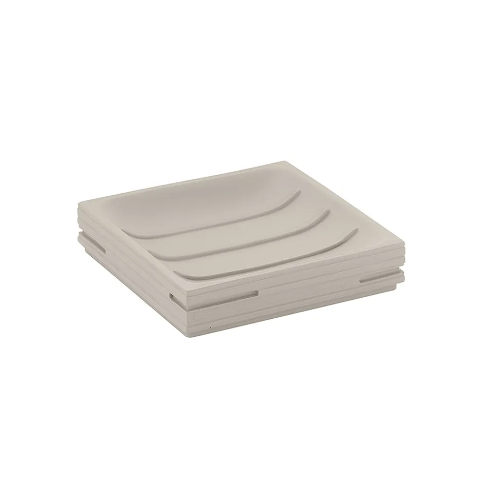gedy-quadrotto-porte-savon-gris-tirage-l-ger image 1