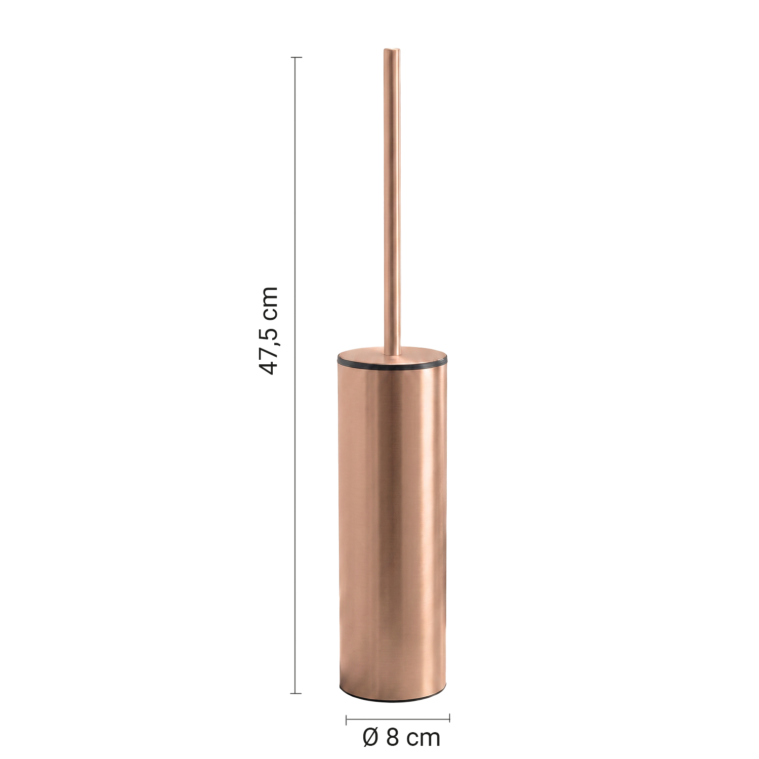 gedy-elettra-porte-brosse-wc-or-rose image 2