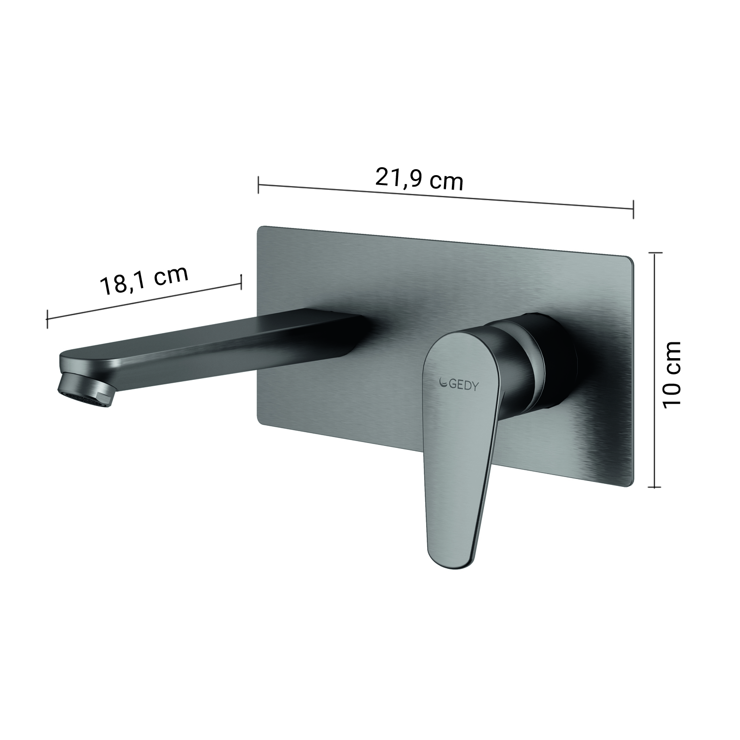 gedy-como-mitigeur-lavabo-mural-gun-metal image 4