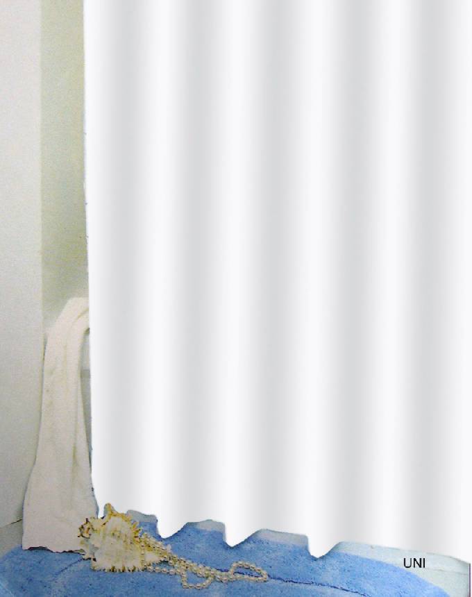 bisk-uni-rideau-de-douche-peva-blanc-imperm-able image 1