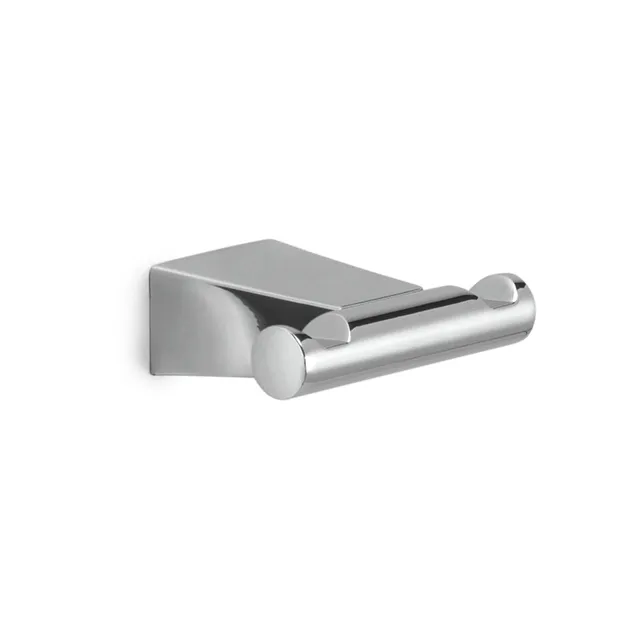 gedy-tonale-crochet-double-chrome-salle-de-bain image 1