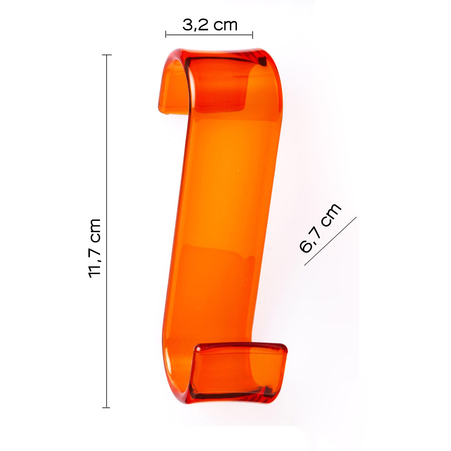gedy-merlino-crochet-radiateur-orange-transparent image 2