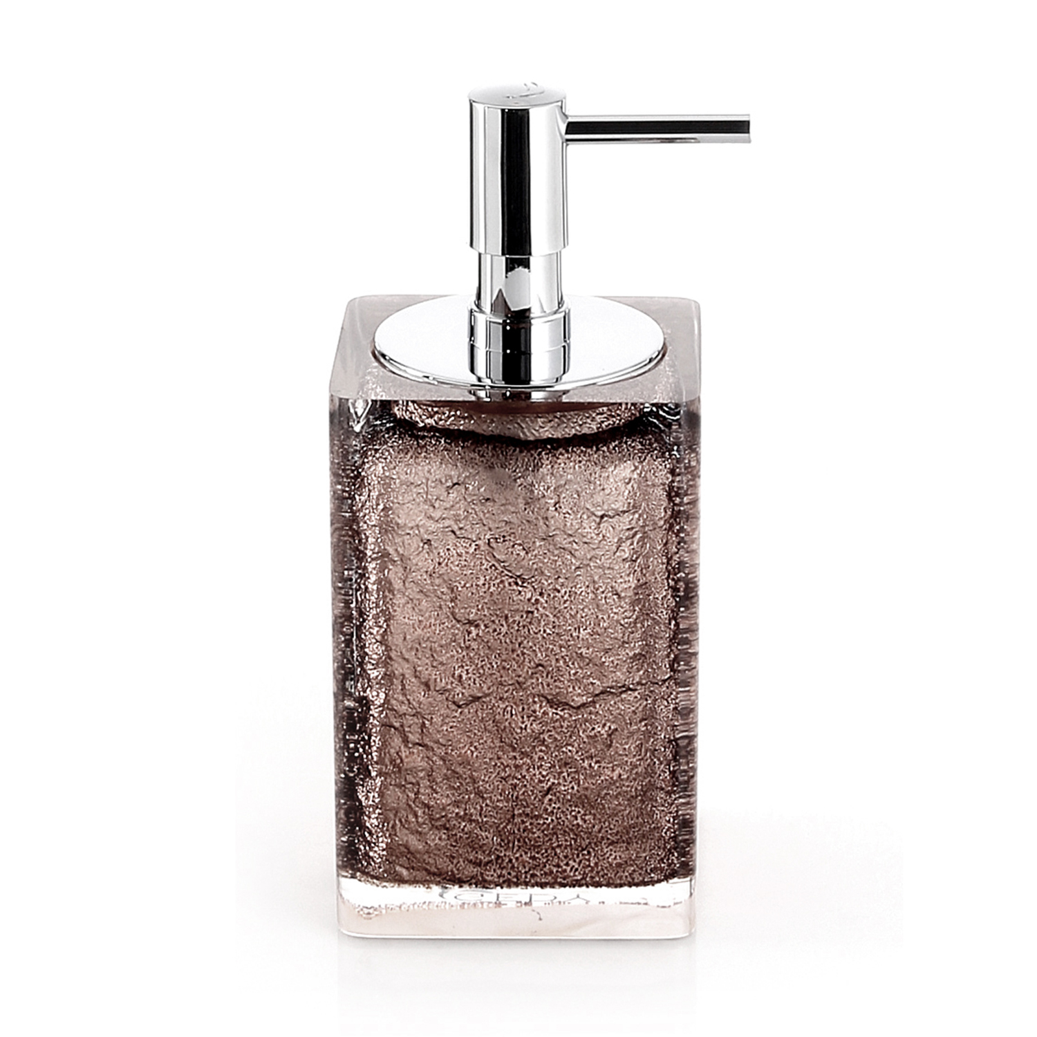 gedy-giulia-distributeur-de-savon-brun-poser image 1