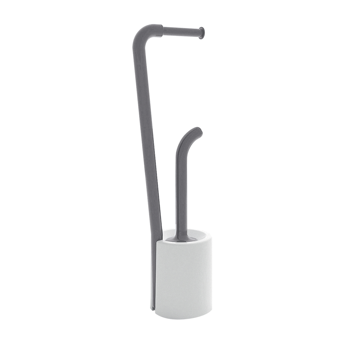 gedy-wendy-ensemble-porte-papier-brosse-wc-blanc-gris image 1