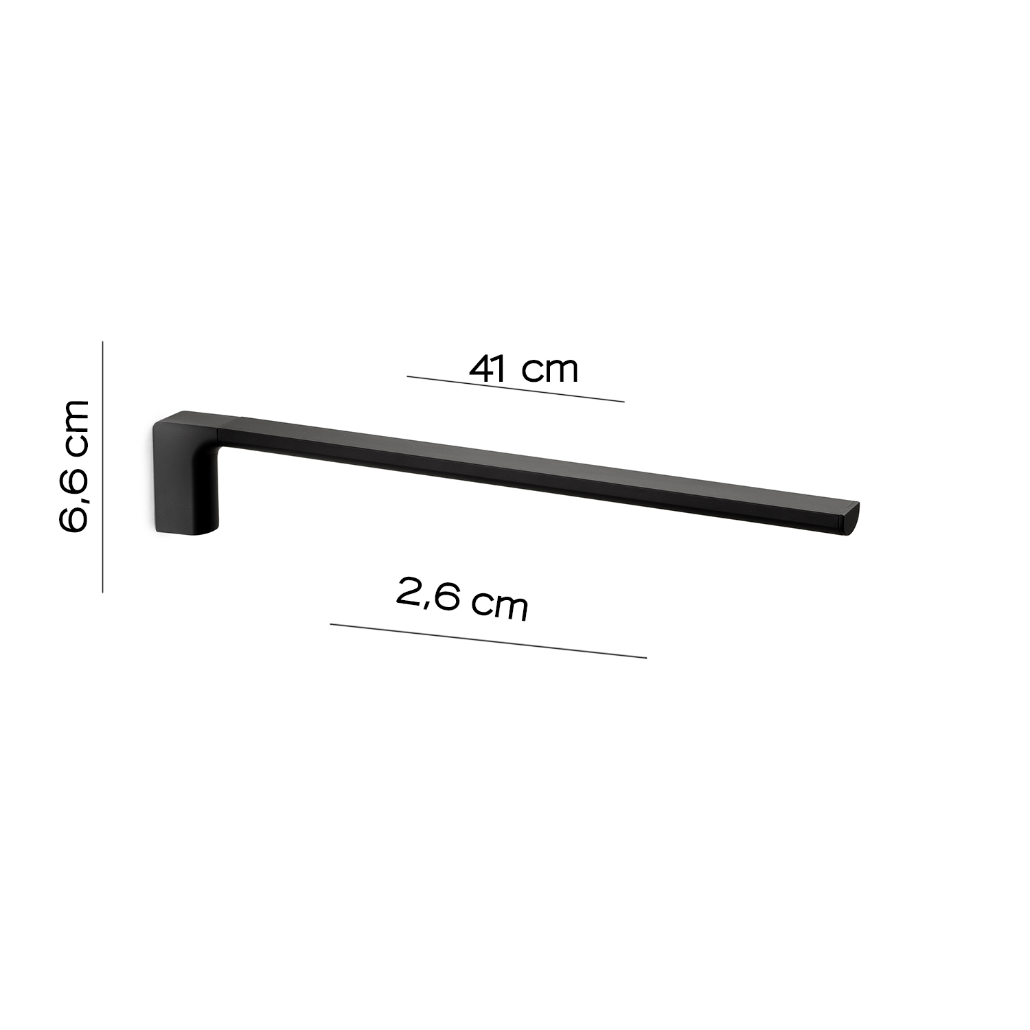 gedy-pirenei-porte-serviettes-mural-fixe-noir-mat image 2