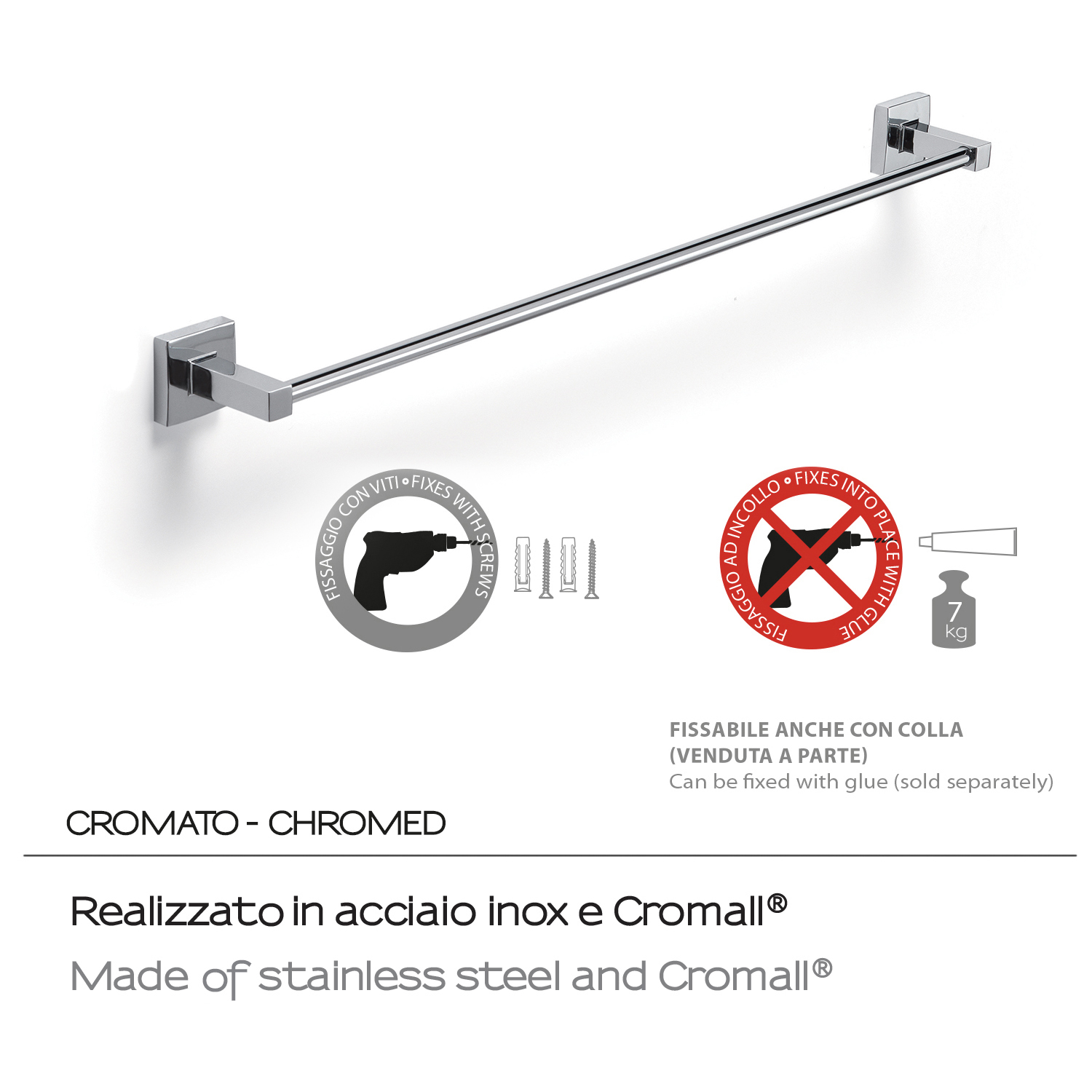 gedy-olimpo-porte-serviette-60-cm-chrome image 4