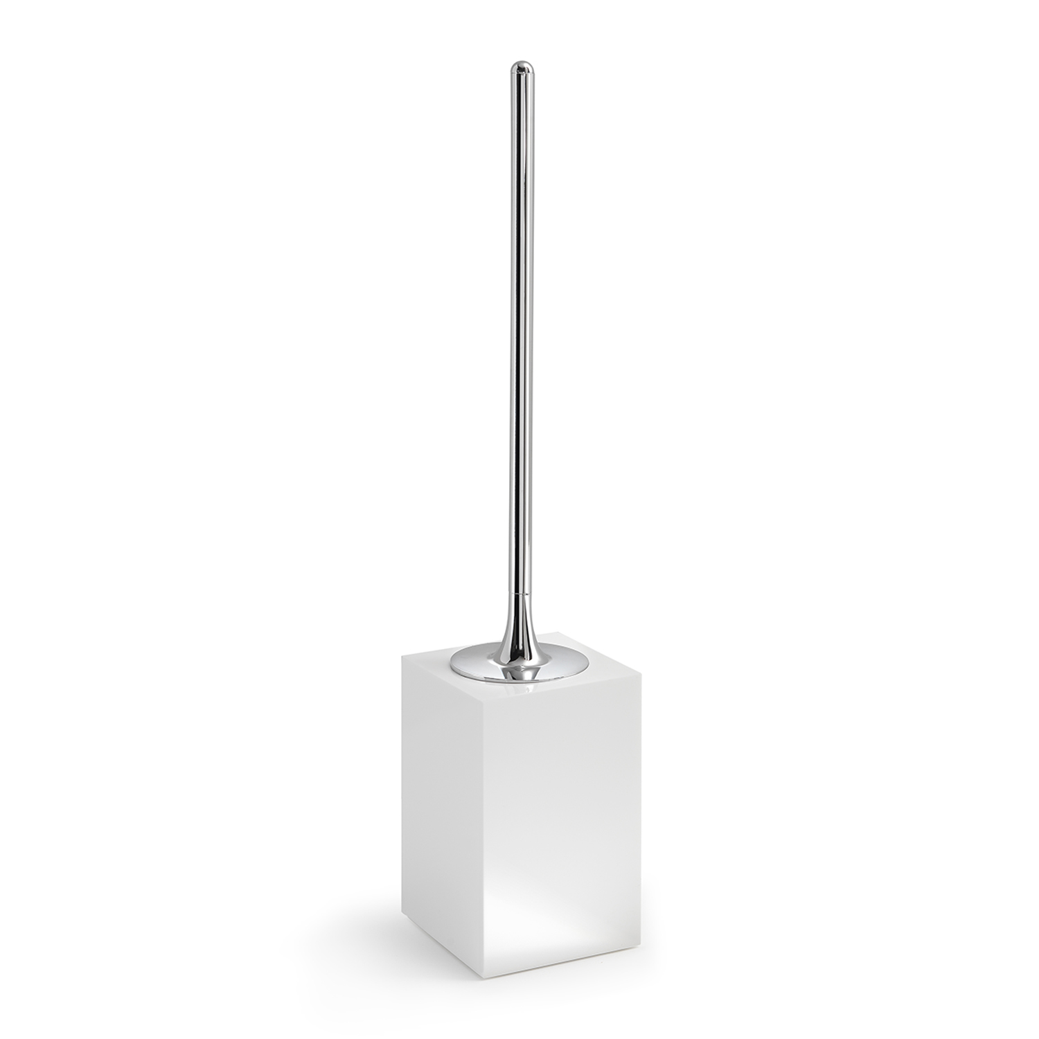 gedy-sofia-porte-brosse-wc-blanc-brillant-poser image 1
