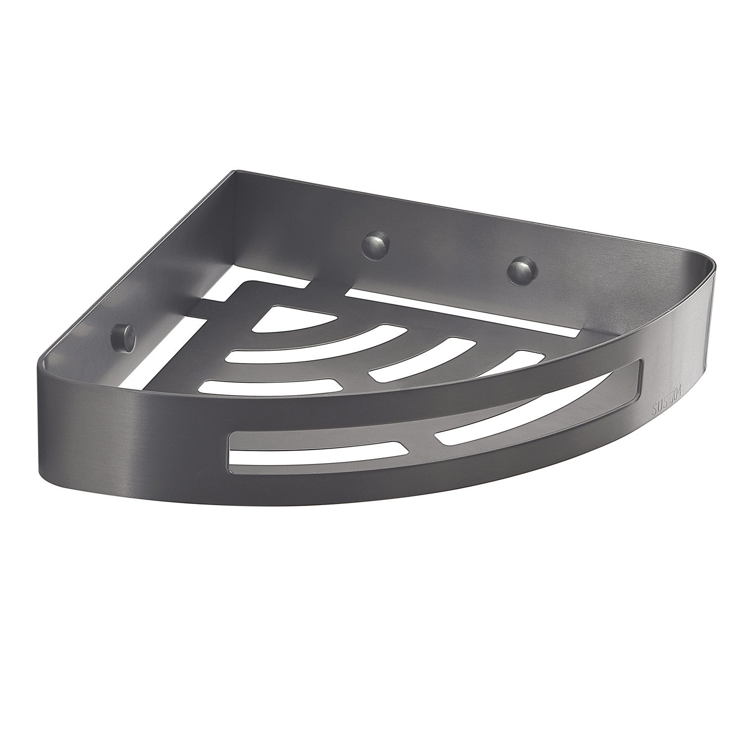 gedy-nerva-panier-douche-angle-gun-metal image 1