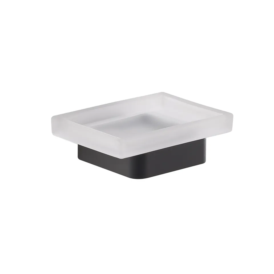 gedy-samoa-porte-savon-noir-mat image 1