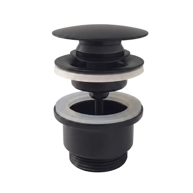 gedy-clic-clac-08-bouchon-universel-noir-mat image 1