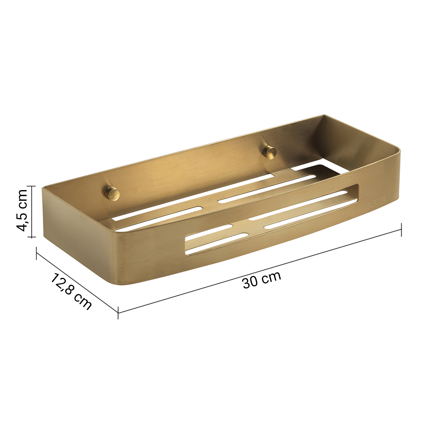 gedy-nerva-porte-objets-douche-or-mat image 2