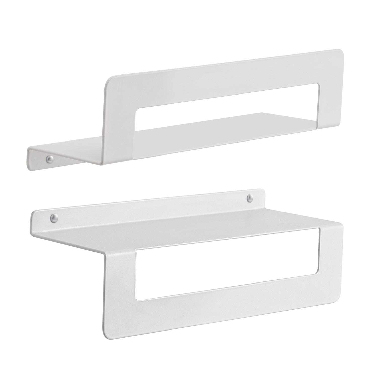 gedy-cleo-porte-objets-douche-serviettes-blanc-mat image 1