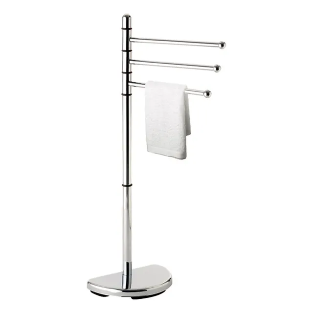 gedy-hibiscus-porte-serviette-sur-pied-chrome image 1