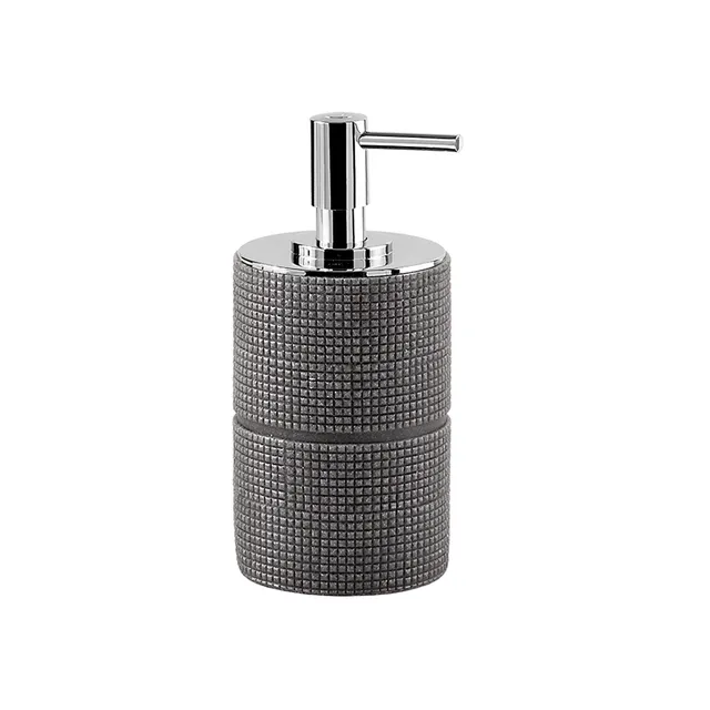 gedy-petra-distributeur-de-savon-gris-poser image 1