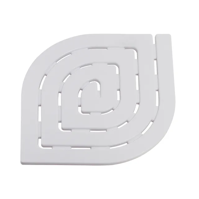 gedy-spirale-caillebotis-douche-54-5x54-5-cm-blanc image 1