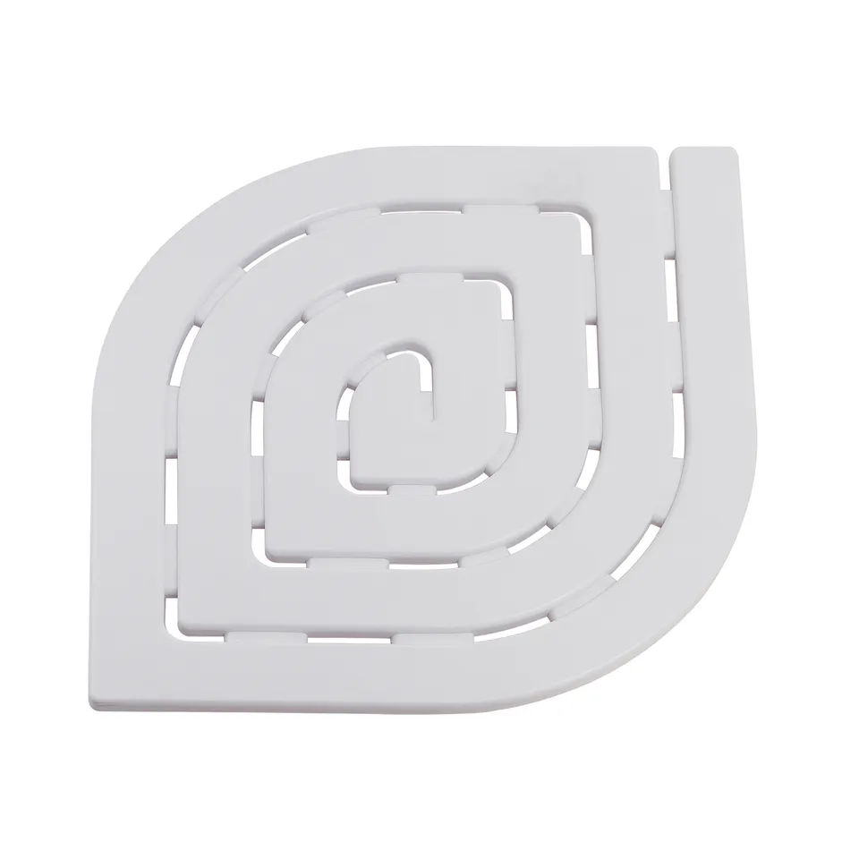 gedy-spirale-caillebotis-douche-54-5x54-5-cm-blanc image 1