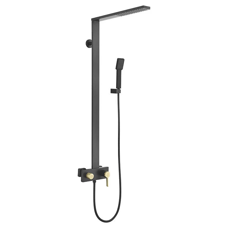 hudor-c-phise-colonne-douche-murale-noir-mat image 1