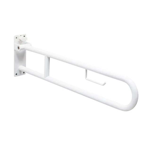 gedy-fortis-barre-de-soutien-repliable-blanche-porte-rouleau image 1