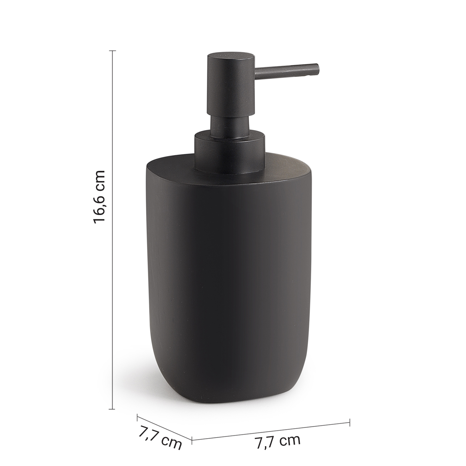 gedy-ylenia-distributeur-savon-noir-mat image 2