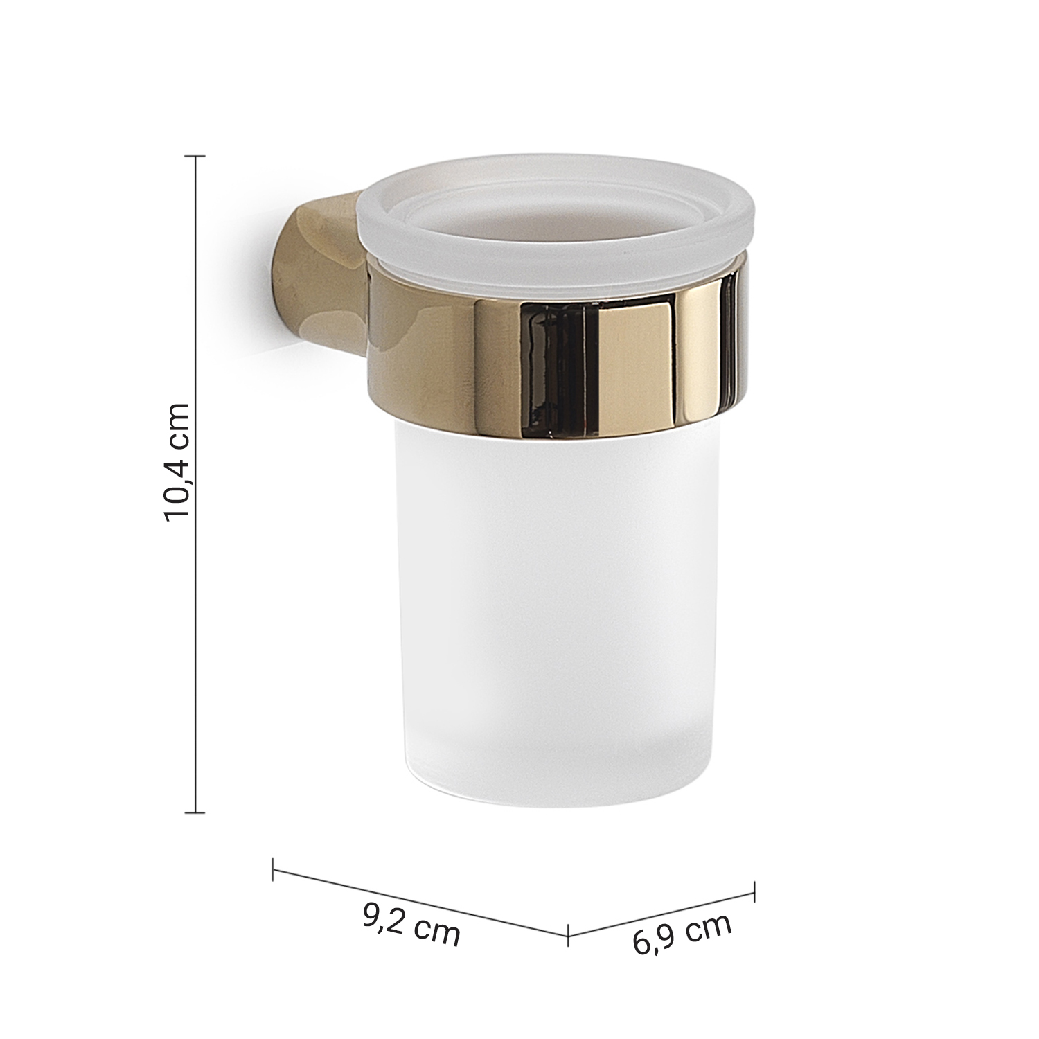 gedy-pirenei-porte-verre-dents-or-pvd image 2