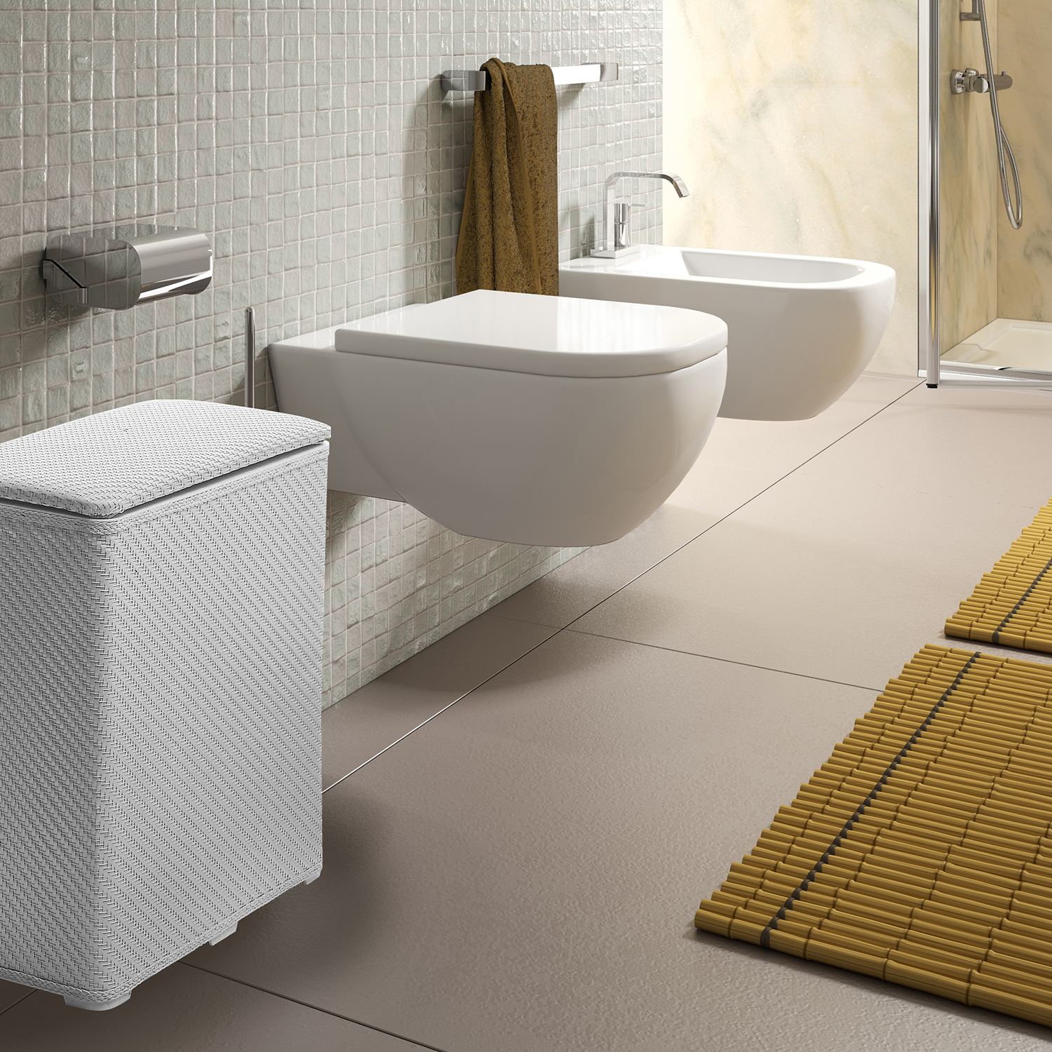 gedy-ambrogio-panier-linge-70-l-blanc image 3