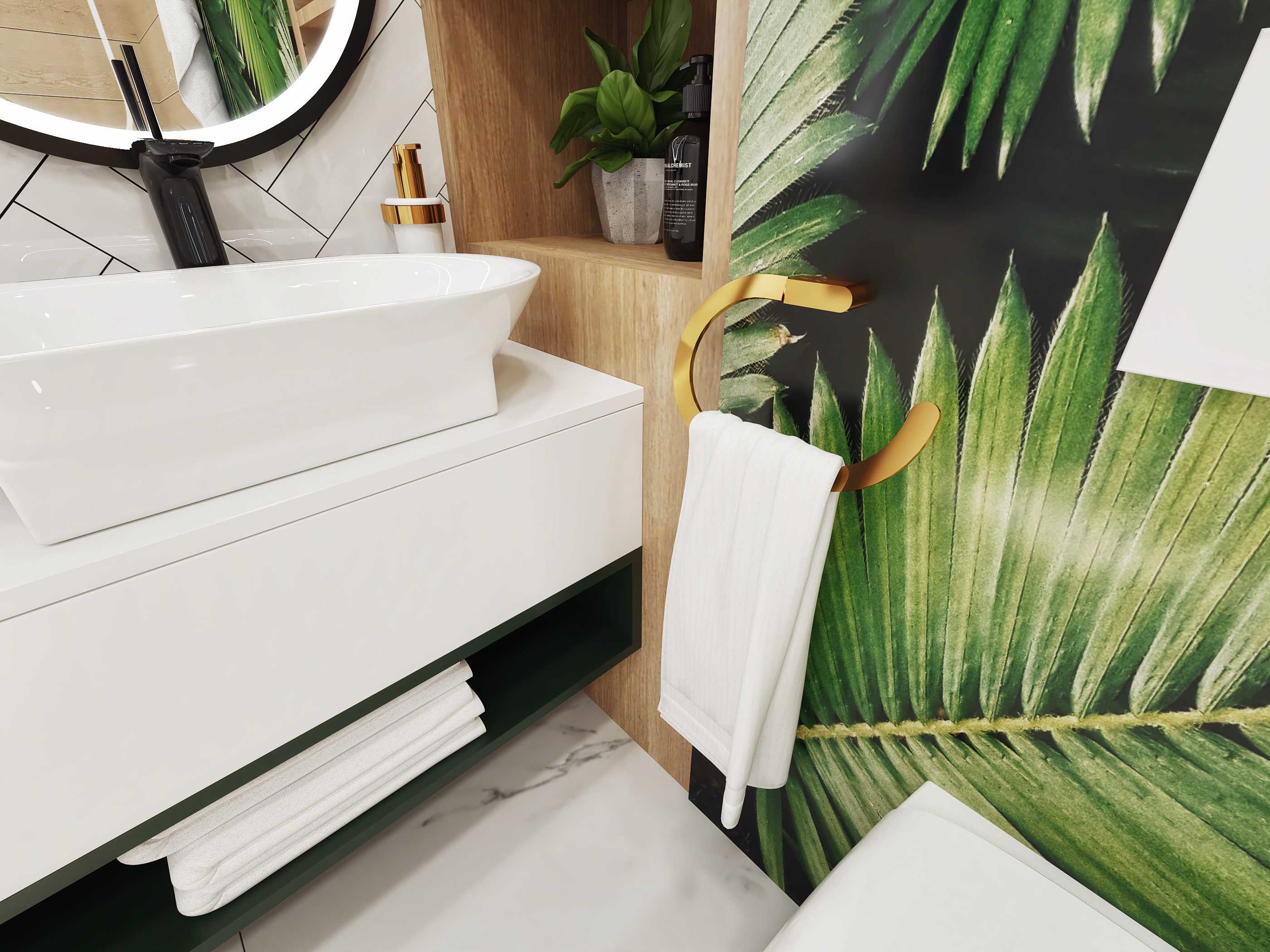 bisk-porte-savon-accessoire-salle-de-bain-chrome image 3