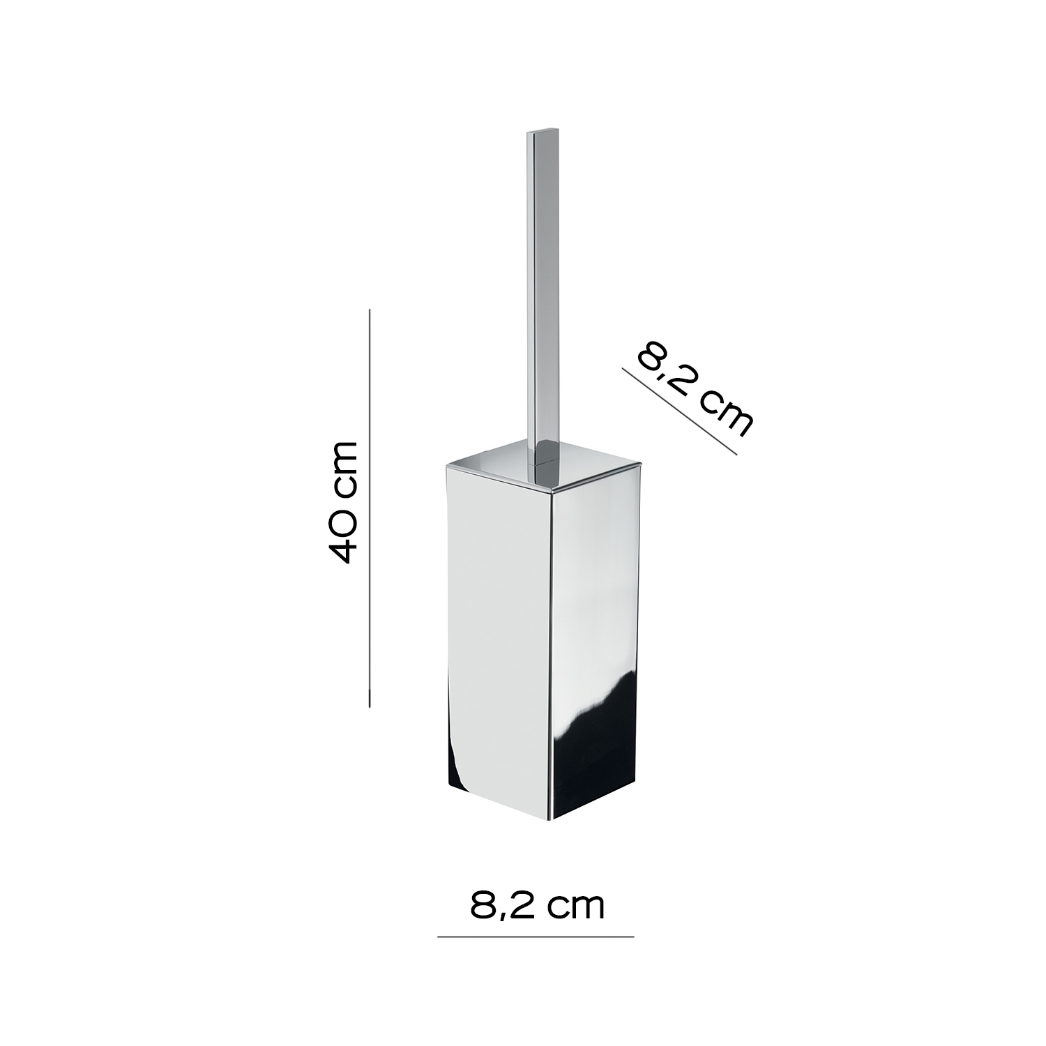 gedy-lounge-porte-brosse-wc-chrome-2 image 2