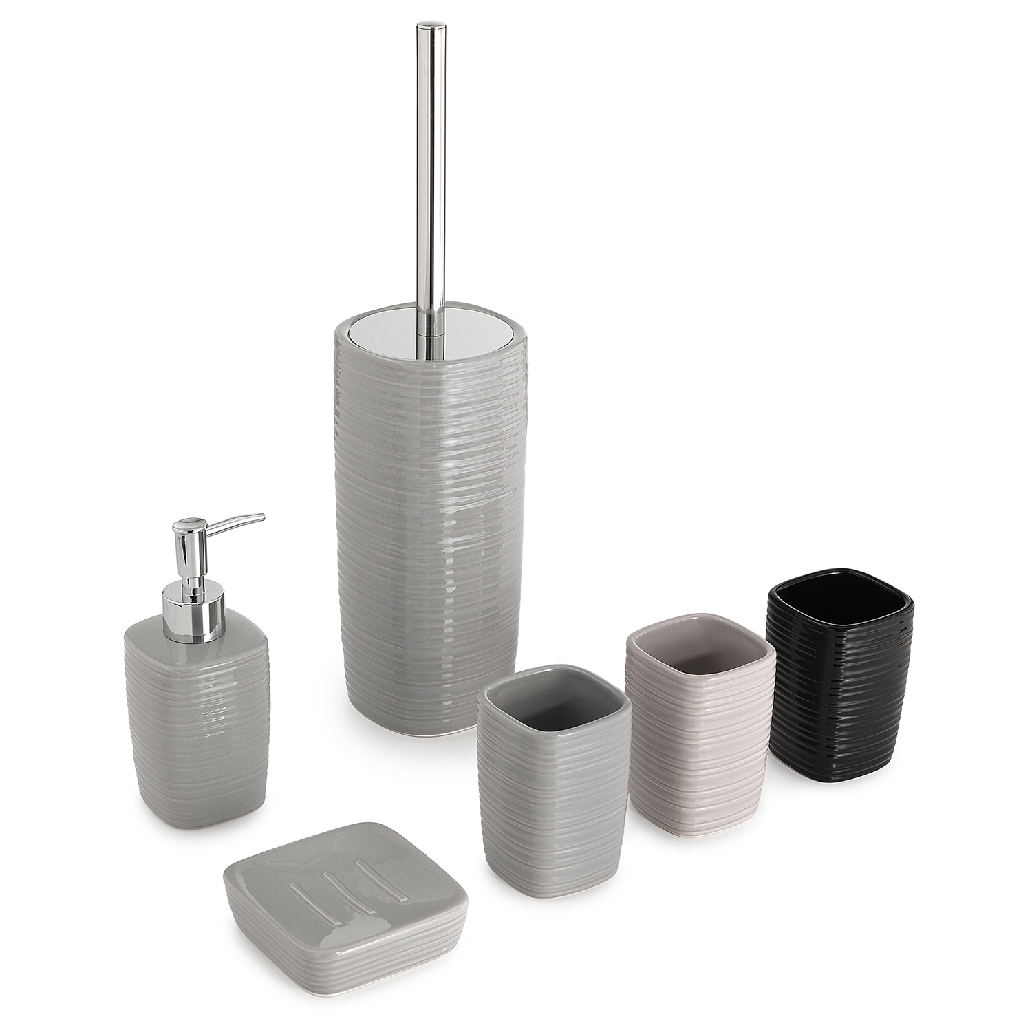 gedy-kelly-porte-savon-noir-poser image 6