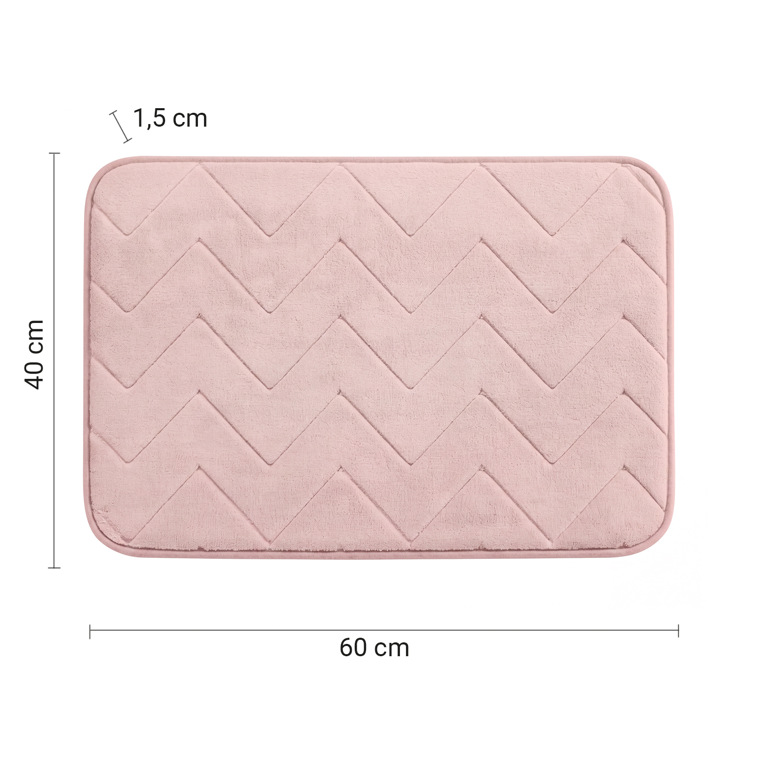 gedy-mousse-tapis-de-bain-m-moire-de-forme-40x60-rose image 2