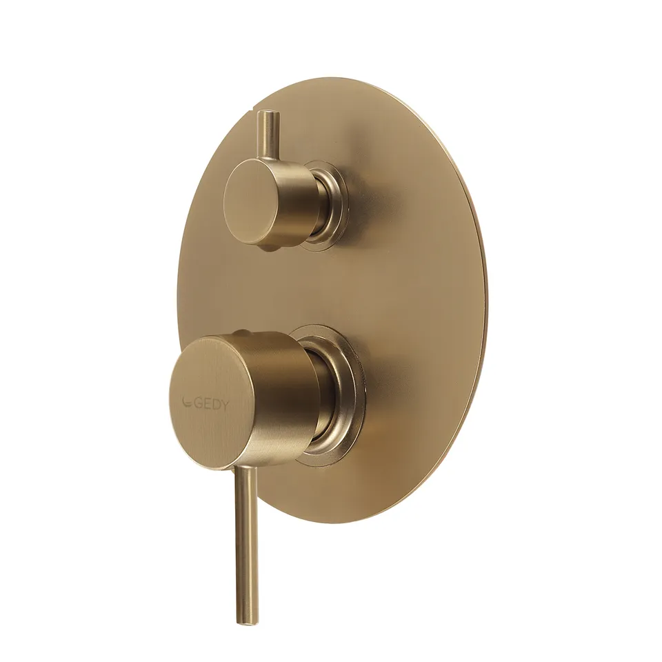 gedy-garda-mitigeur-douche-encastr-or-mat-avec-inverseur image 1