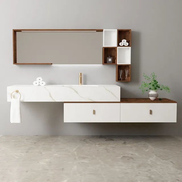 hudor-cw20008-meuble-salle-de-bain-suspendu-dor-bross-vasque image 1