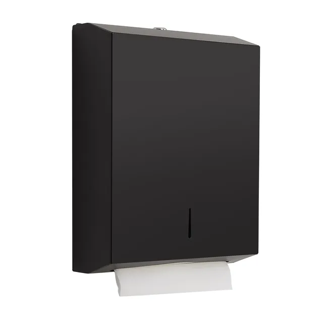 gedy-contract-distributeur-serviettes-noir-mat image 1