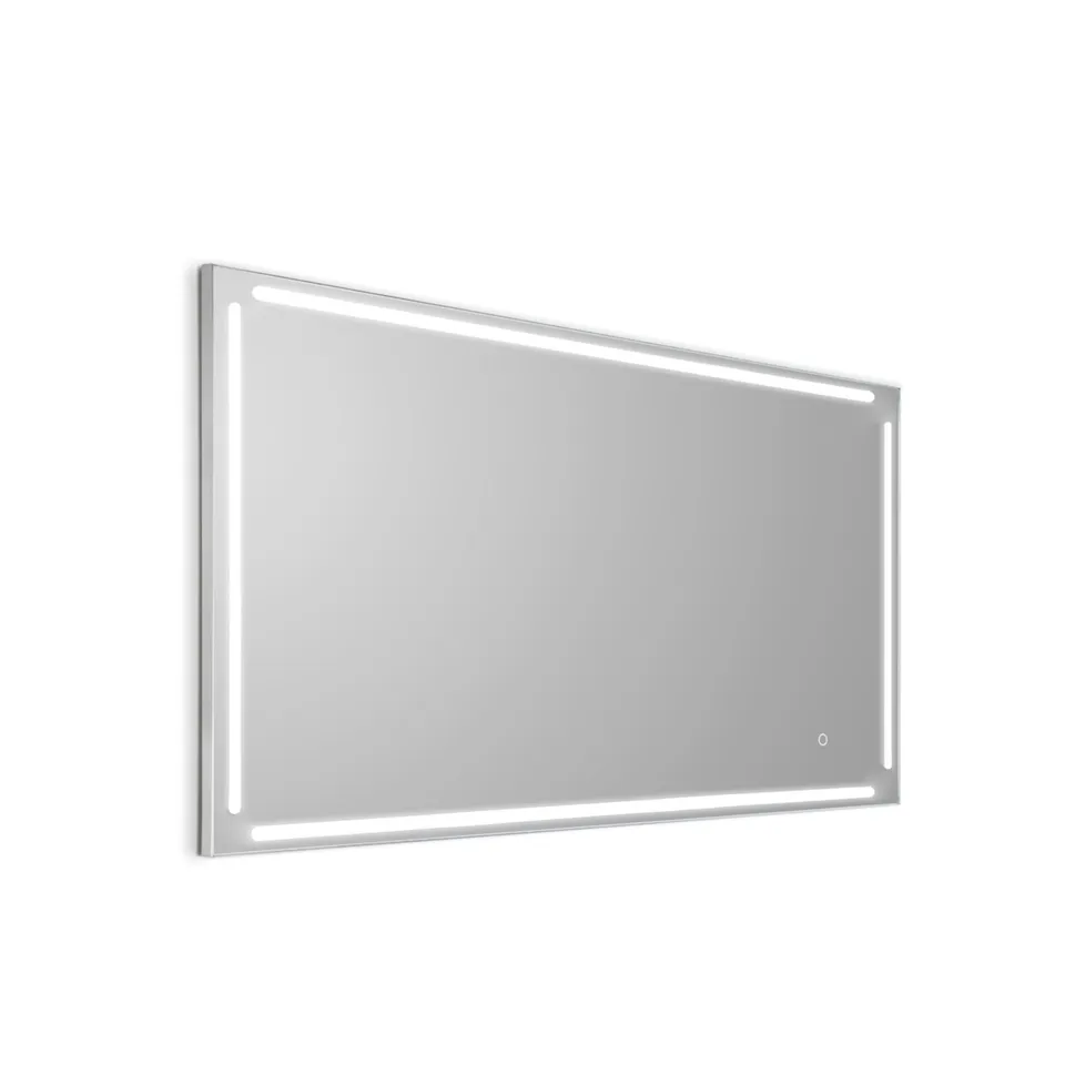 gedy-paul-miroir-rectangulaire-140x80-cadre-bross image 1