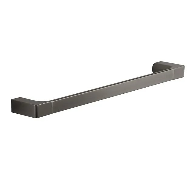 gedy-pirenei-porte-serviette-45-cm-gun-metal-mural image 1