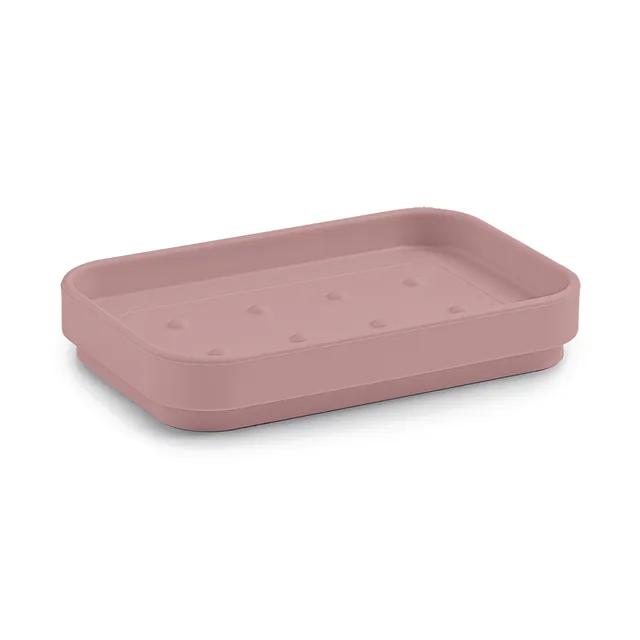 gedy-seventy-porte-savon-poser-rose-mat image 1
