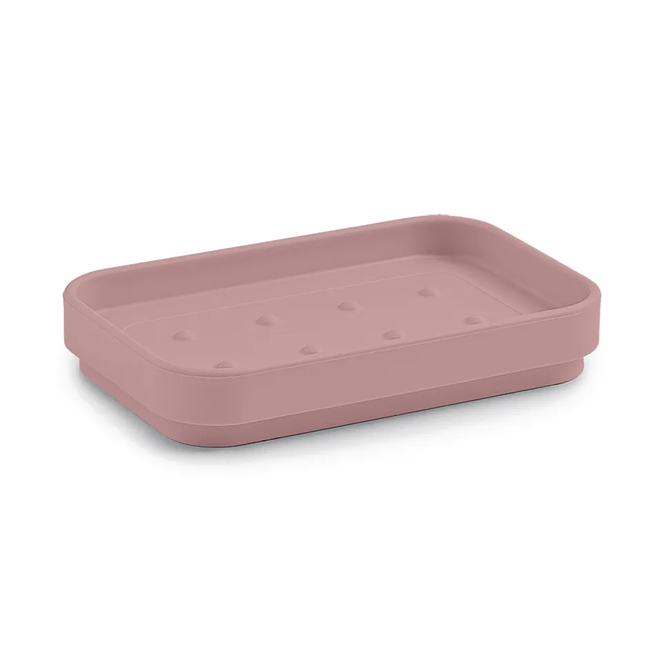 gedy-seventy-porte-savon-poser-rose-mat image 1