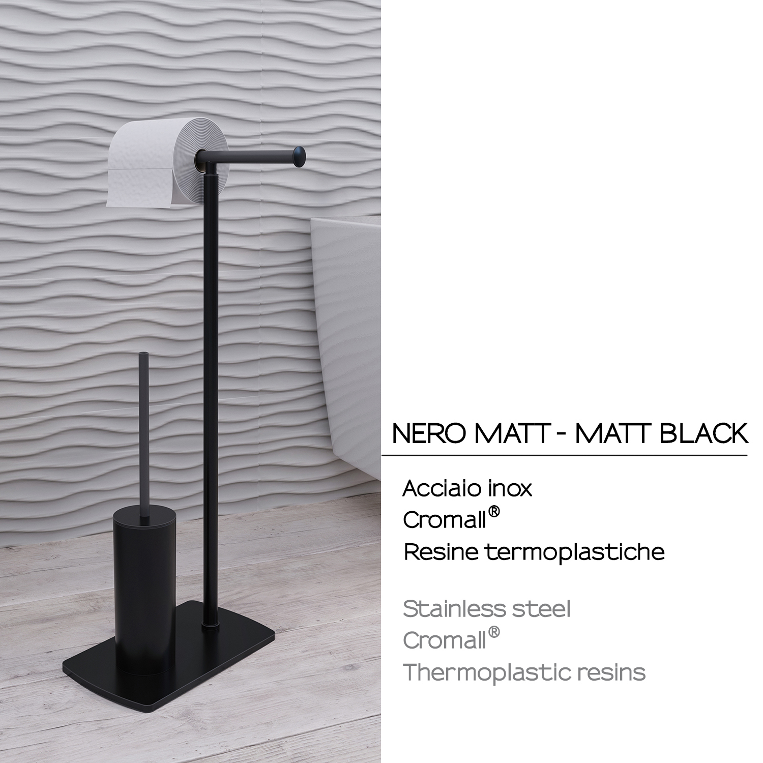 gedy-florida-ensemble-wc-double-noir-mat-brosse image 4