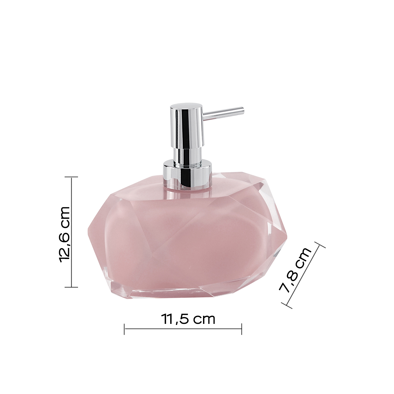 gedy-chanelle-distributeur-savon-poser-rose image 2