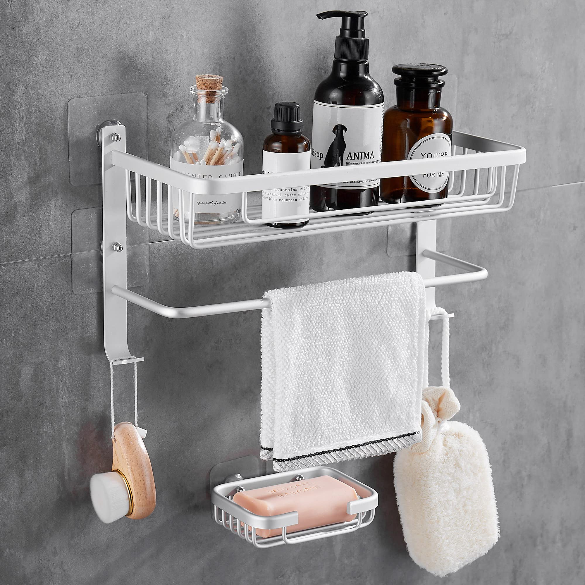 gricol-tag-res-douche-sans-per-age-argent-porte-savon image 1