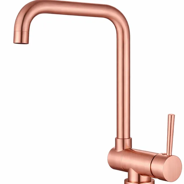 hudor-p-n-e-w04-robinet-cuisine-rabattable-or-rose image 1
