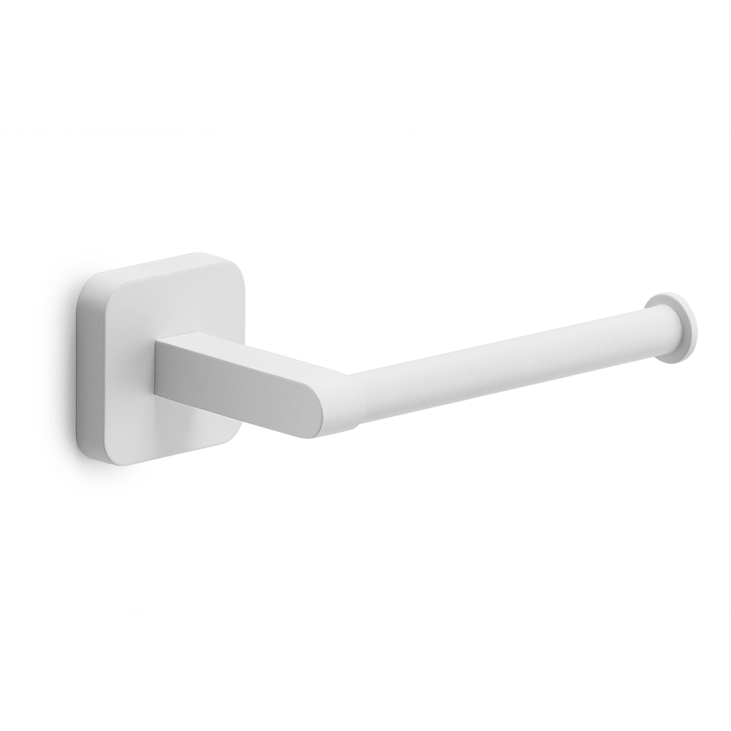 gedy-tonga-porte-rouleau-papier-toilette-blanc-mat-mural image 1