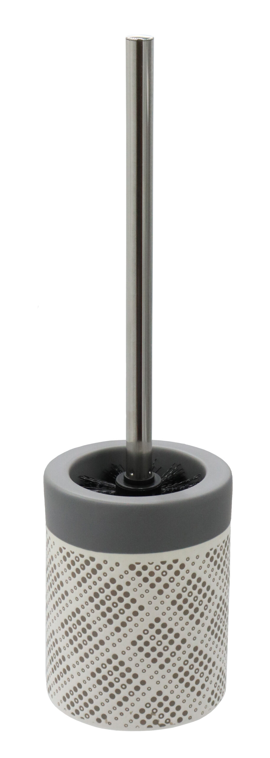 bisk-drop-pot-balai-balayette-wc-poser-blanc image 1
