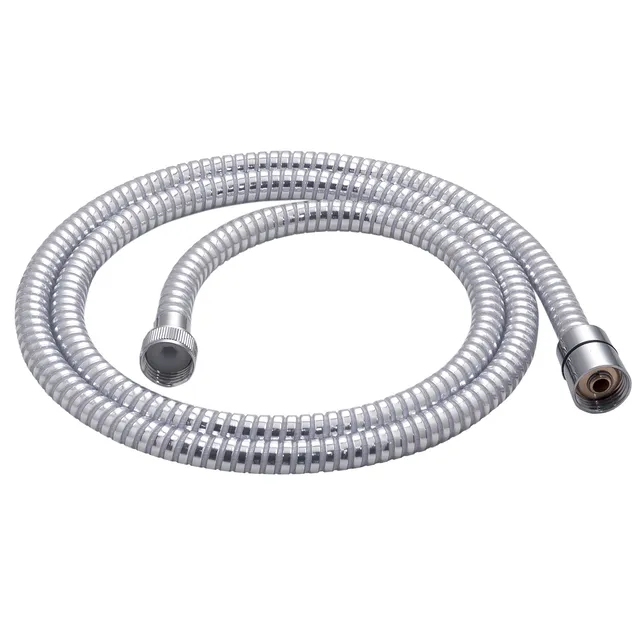 gedy-super-white-01-flexible-de-douche-blanc-chrome image 1