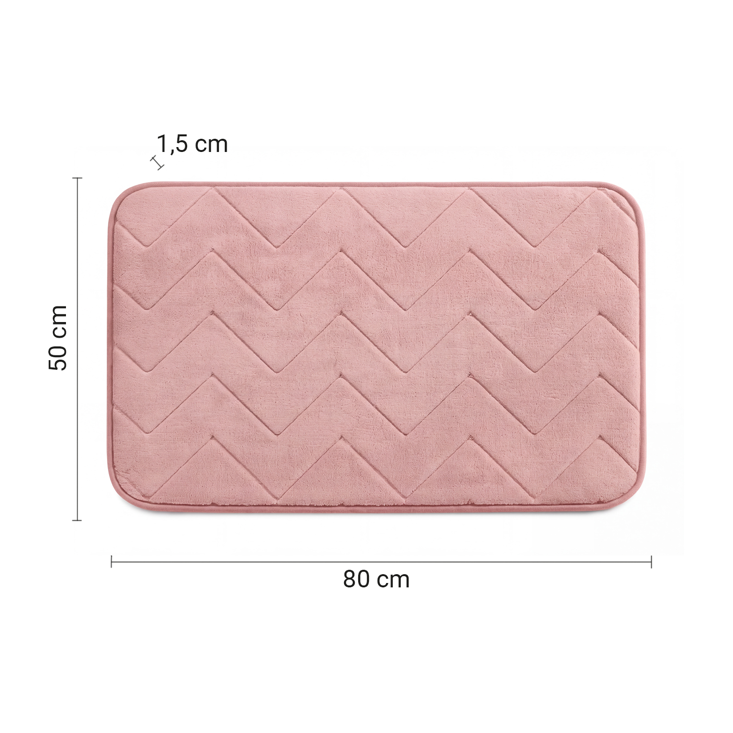gedy-mousse-tapis-de-bain-m-moire-de-forme-50x80-rose image 2