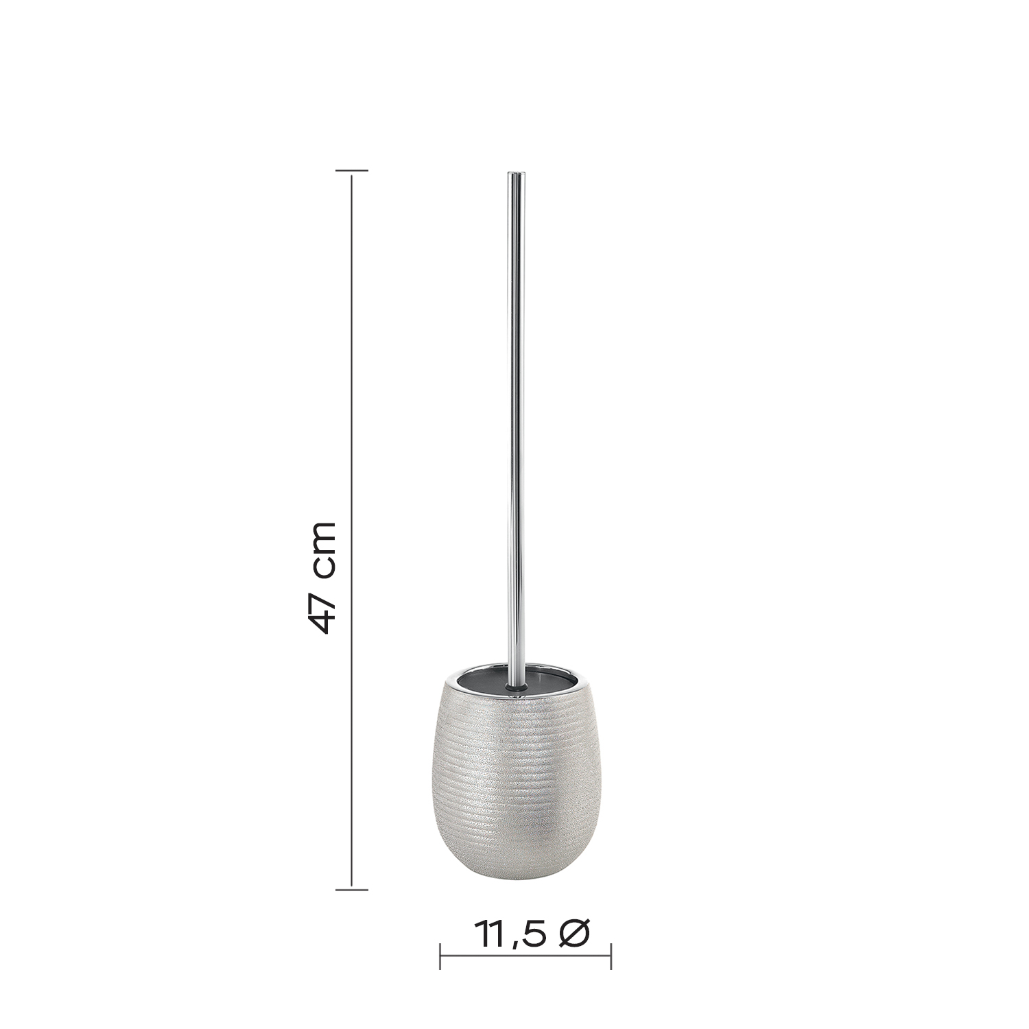 gedy-astrid-porte-brosse-wc-argent-poser image 2