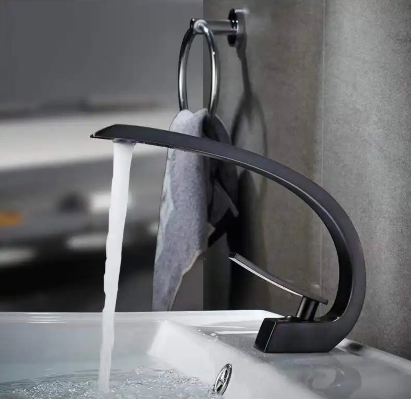 hudor-c-phise-bnf606b-robinet-lavabo-noir-mat-laiton image 2