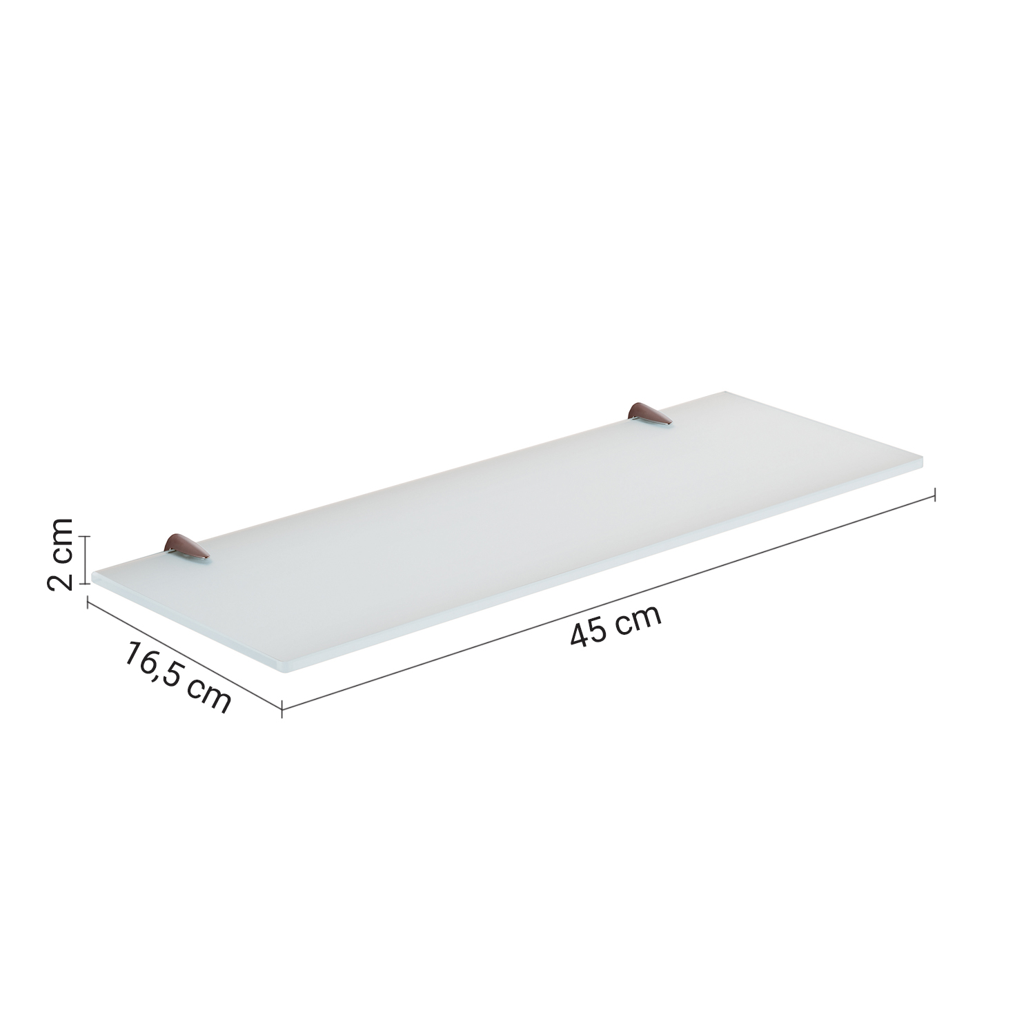 gedy-artemis-tag-re-murale-45-cm-transparent image 2