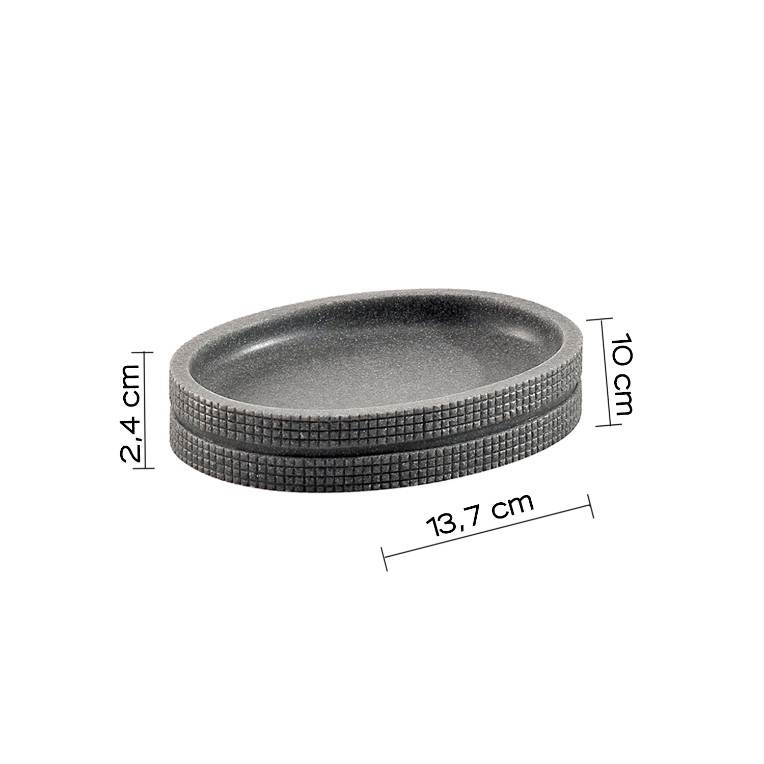 gedy-petra-porte-savon-gris-poser image 2