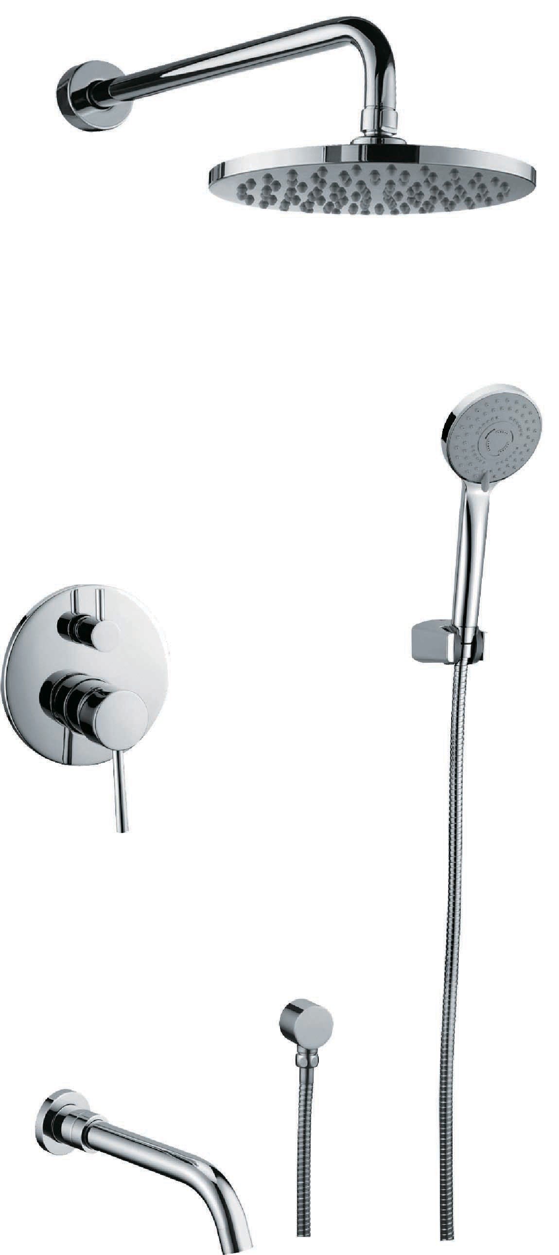 hudor-rymanthe-douche-encastr-e-chrom-e-thermostatique image 1